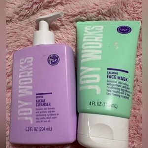 Gentle Facial Cleanser and Calming Face Mask - Lavender and Mint